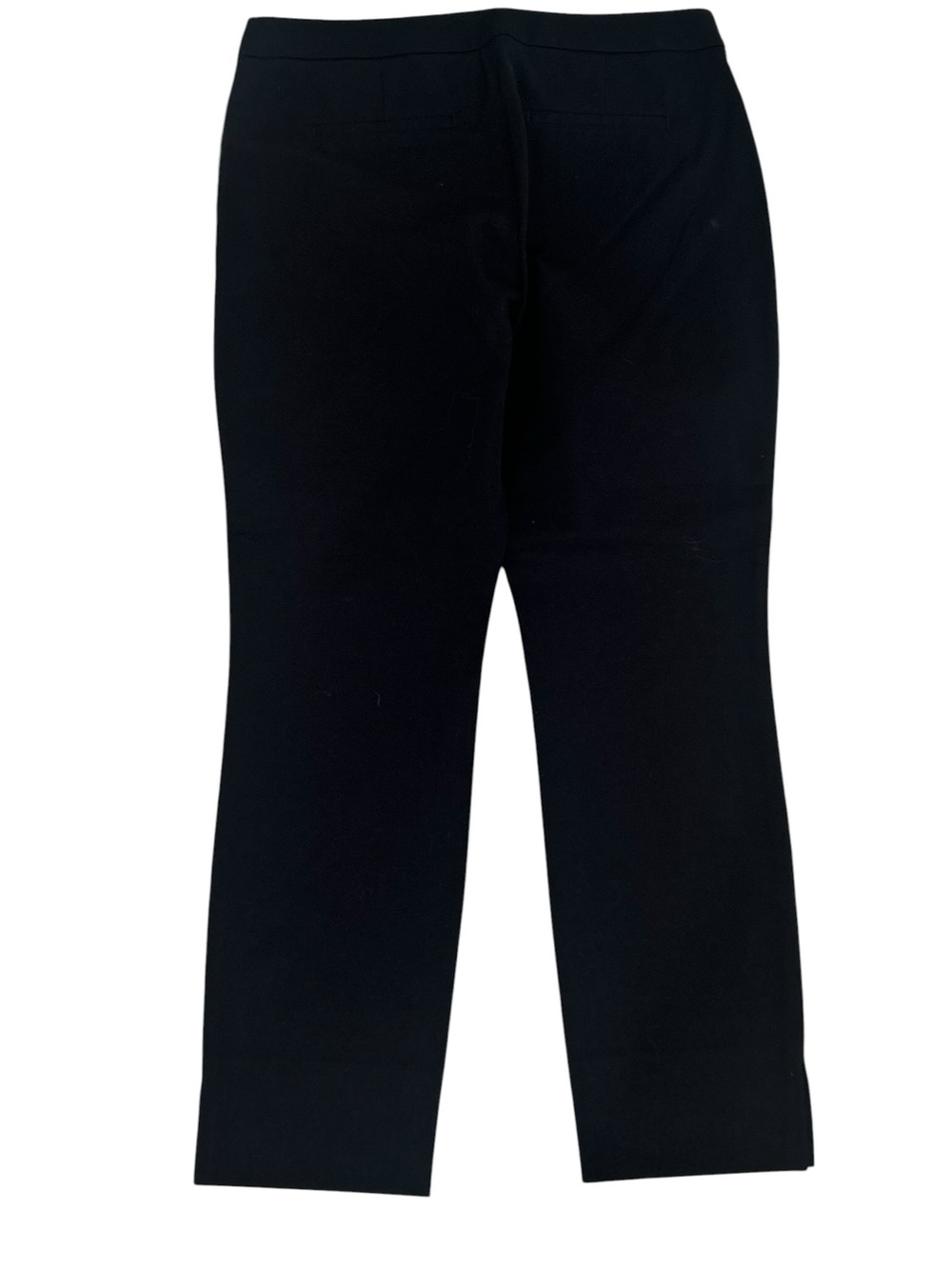 NWT 1901 Black Straight-Leg flat front stretchy Dress ankle Pants size 10 petite - Picture 2 of 7
